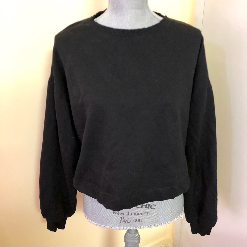 ZARA black oversized sweater size S